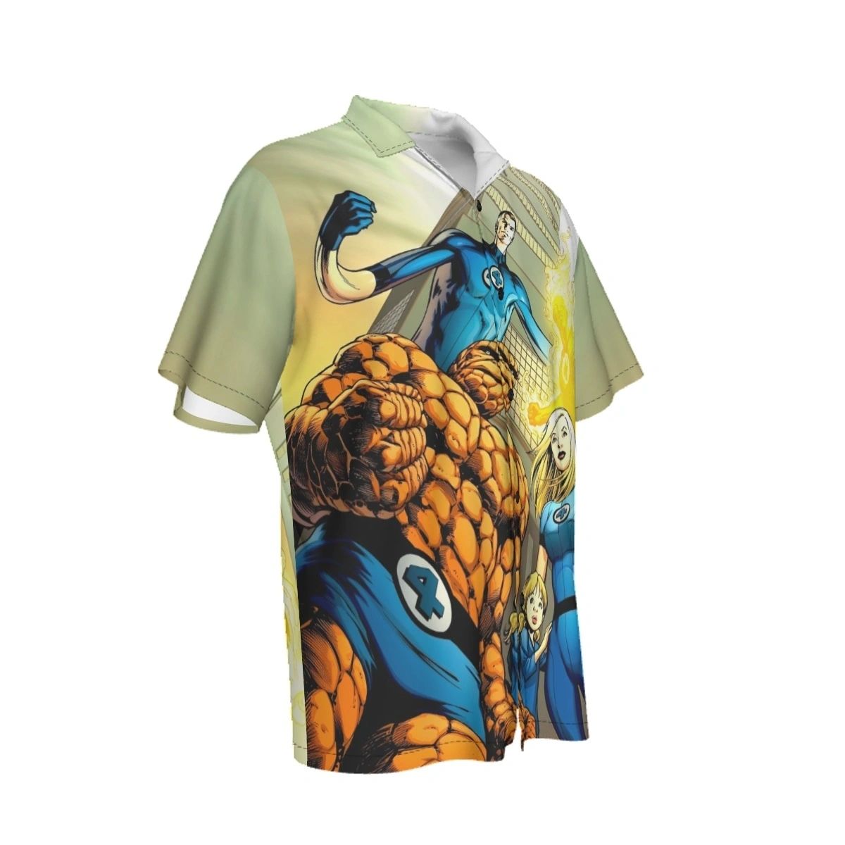 FANTASTIC FOUR FAMILY PINUP ALL OVER PRINT SHIRT AND TANK