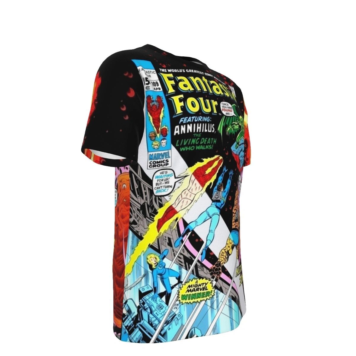 FANTASTIC FOUR 109 ALL OVER PRINT SHIRT AND TANK