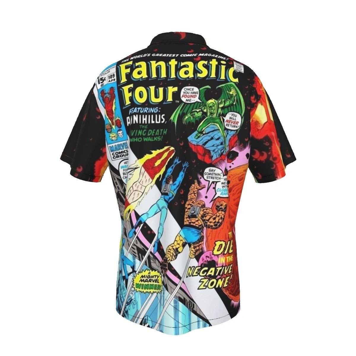 FANTASTIC FOUR 109 ALL OVER PRINT SHIRT AND TANK