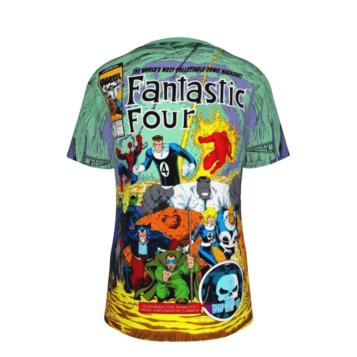FANTASTIC FOUR 349 ALL OVER PRINT SHIRT AND TANK