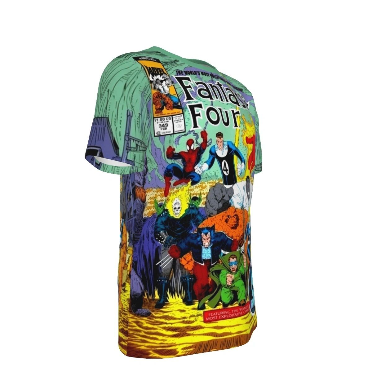 FANTASTIC FOUR 349 ALL OVER PRINT SHIRT AND TANK