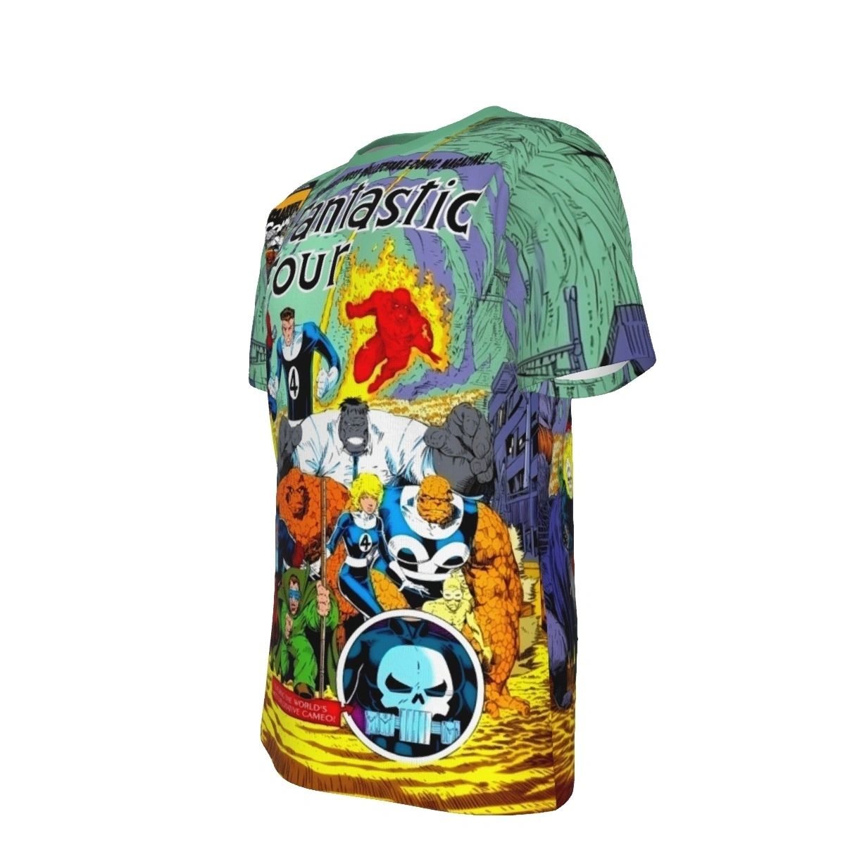 FANTASTIC FOUR 349 ALL OVER PRINT SHIRT AND TANK