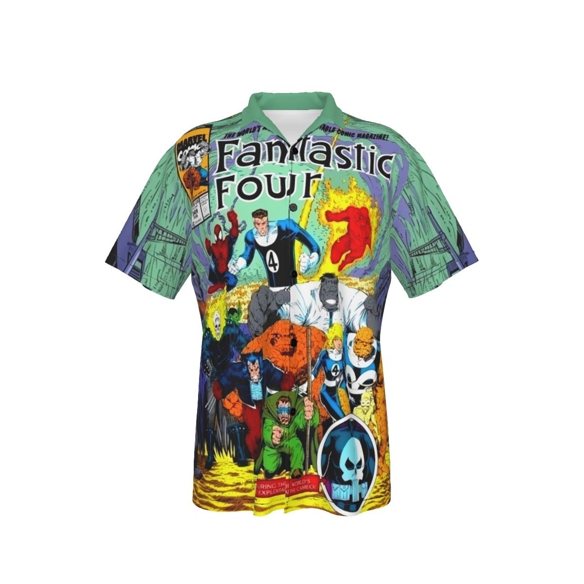 FANTASTIC FOUR 349 ALL OVER PRINT SHIRT AND TANK