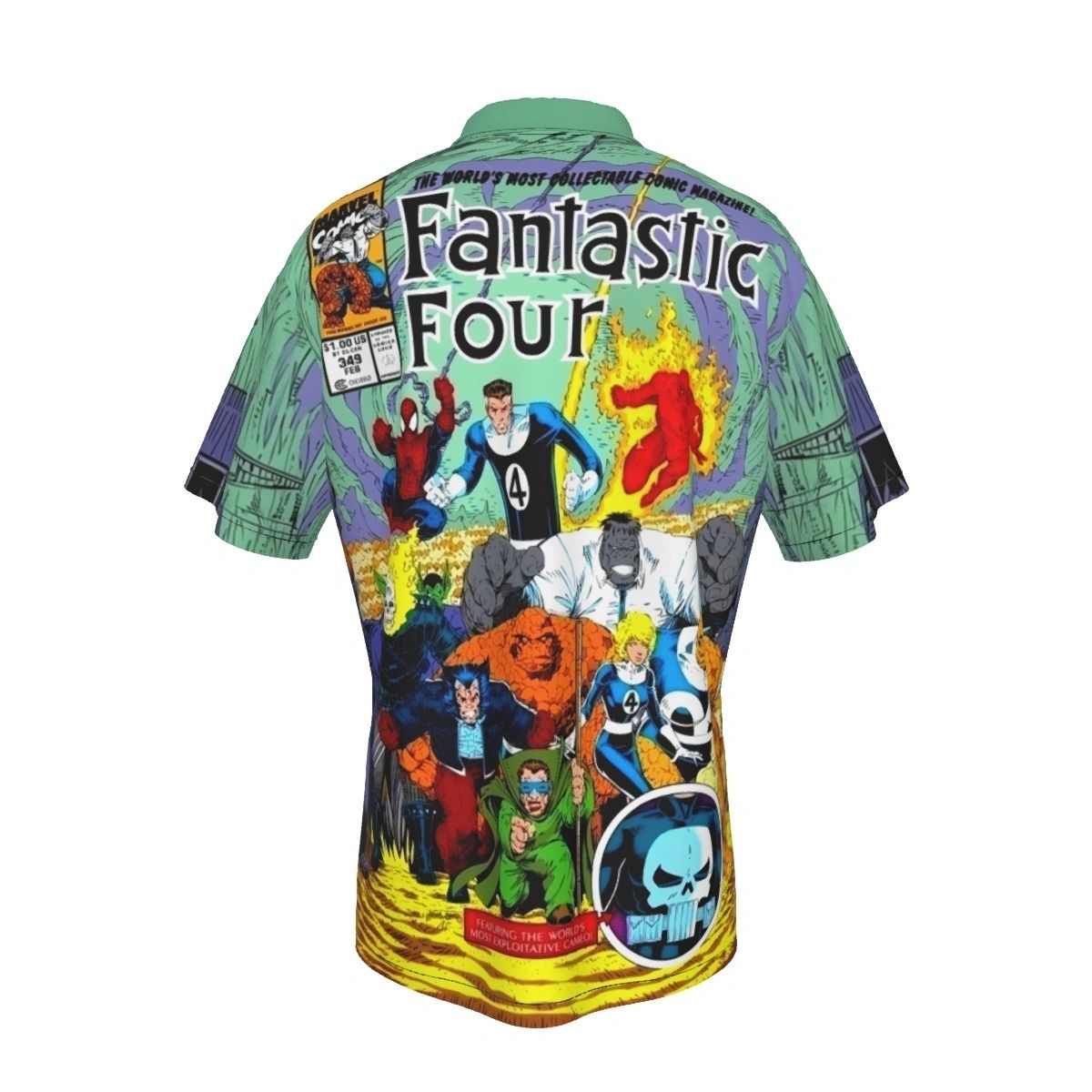 FANTASTIC FOUR 349 ALL OVER PRINT SHIRT AND TANK