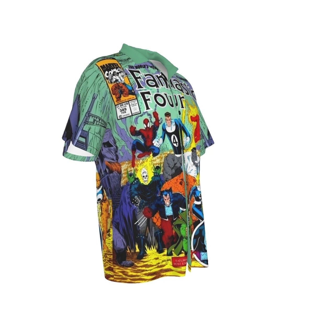 FANTASTIC FOUR 349 ALL OVER PRINT SHIRT AND TANK