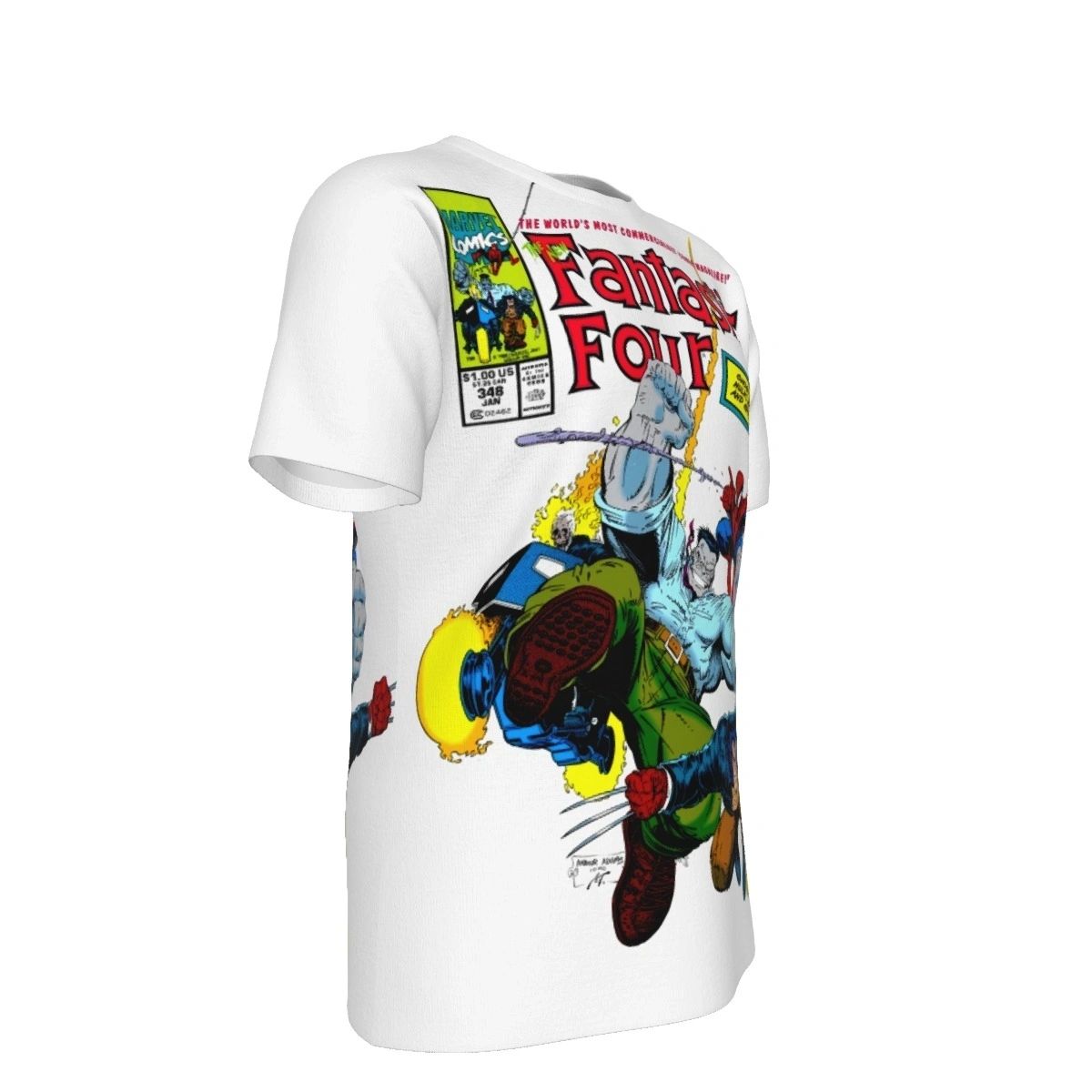 FANTASTIC FOUR 348 ALL OVER PRINT SHIRT AND TANK