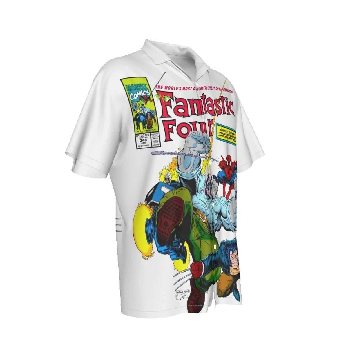 FANTASTIC FOUR 348 ALL OVER PRINT SHIRT AND TANK
