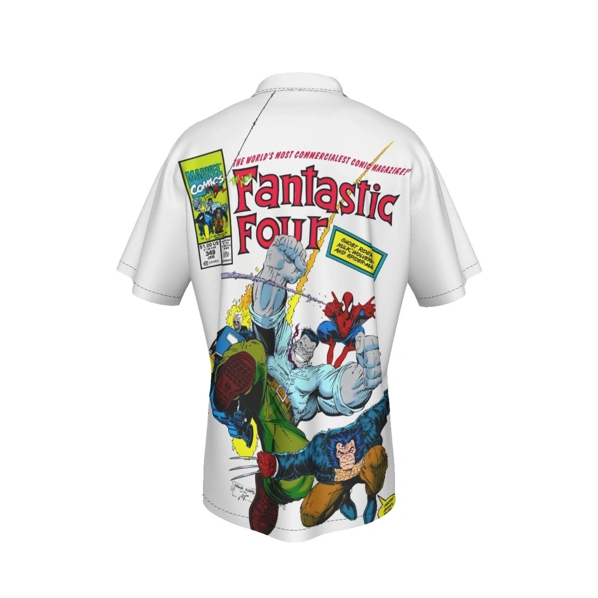 FANTASTIC FOUR 348 ALL OVER PRINT SHIRT AND TANK