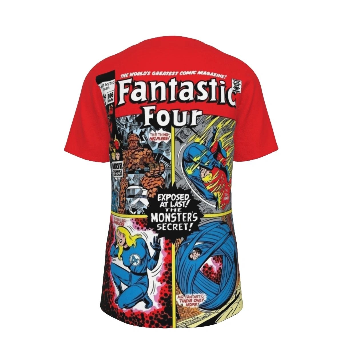 FANTASTIC FOUR 106 ALL OVER PRINT SHIRT AND TANK