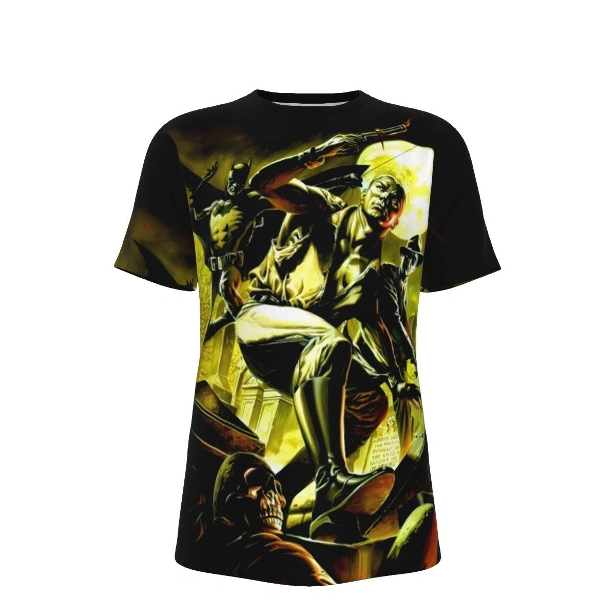 1ST WAVE ALL OVER PRINT SHIRT AND TANK - BATMAN - SPIRIT - DOC SAVAGE