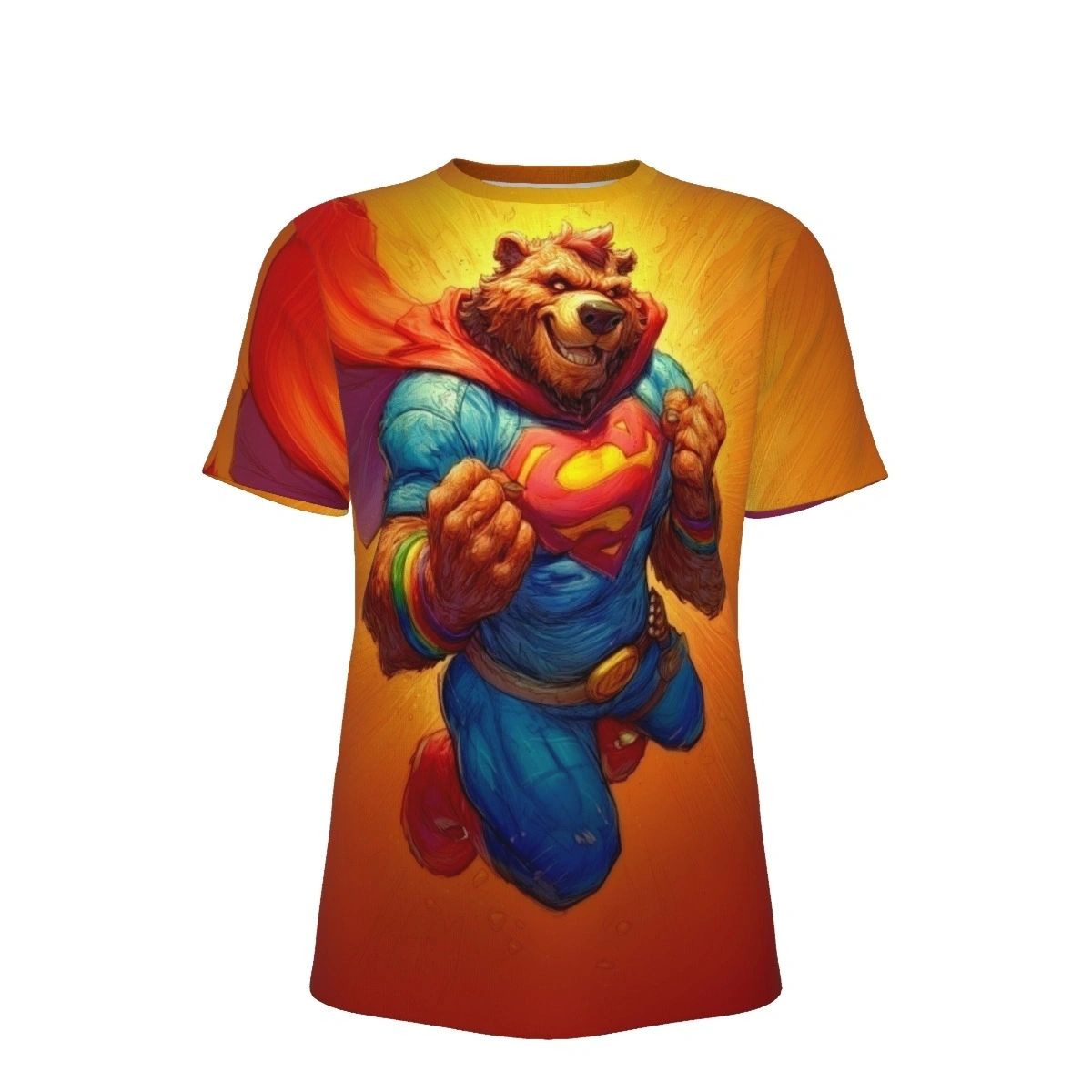 SUPA-BEAR ALL OVER PRINT SHIRT AND TANK