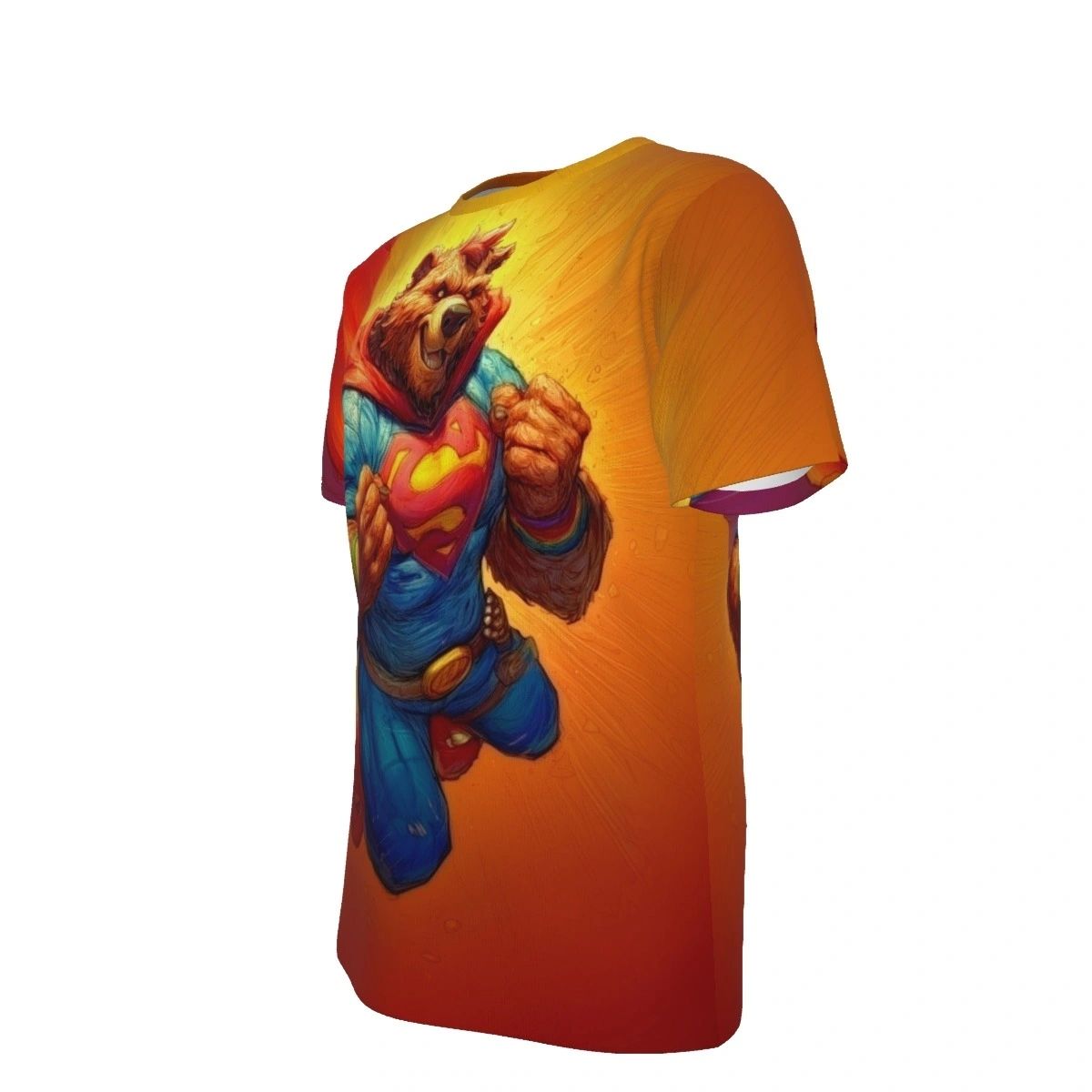 SUPA-BEAR ALL OVER PRINT SHIRT AND TANK