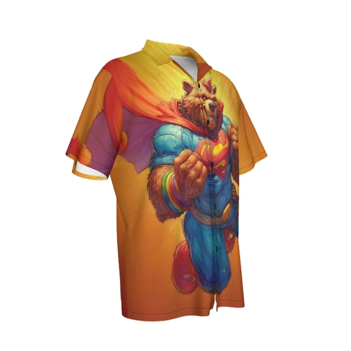 SUPA-BEAR ALL OVER PRINT SHIRT AND TANK