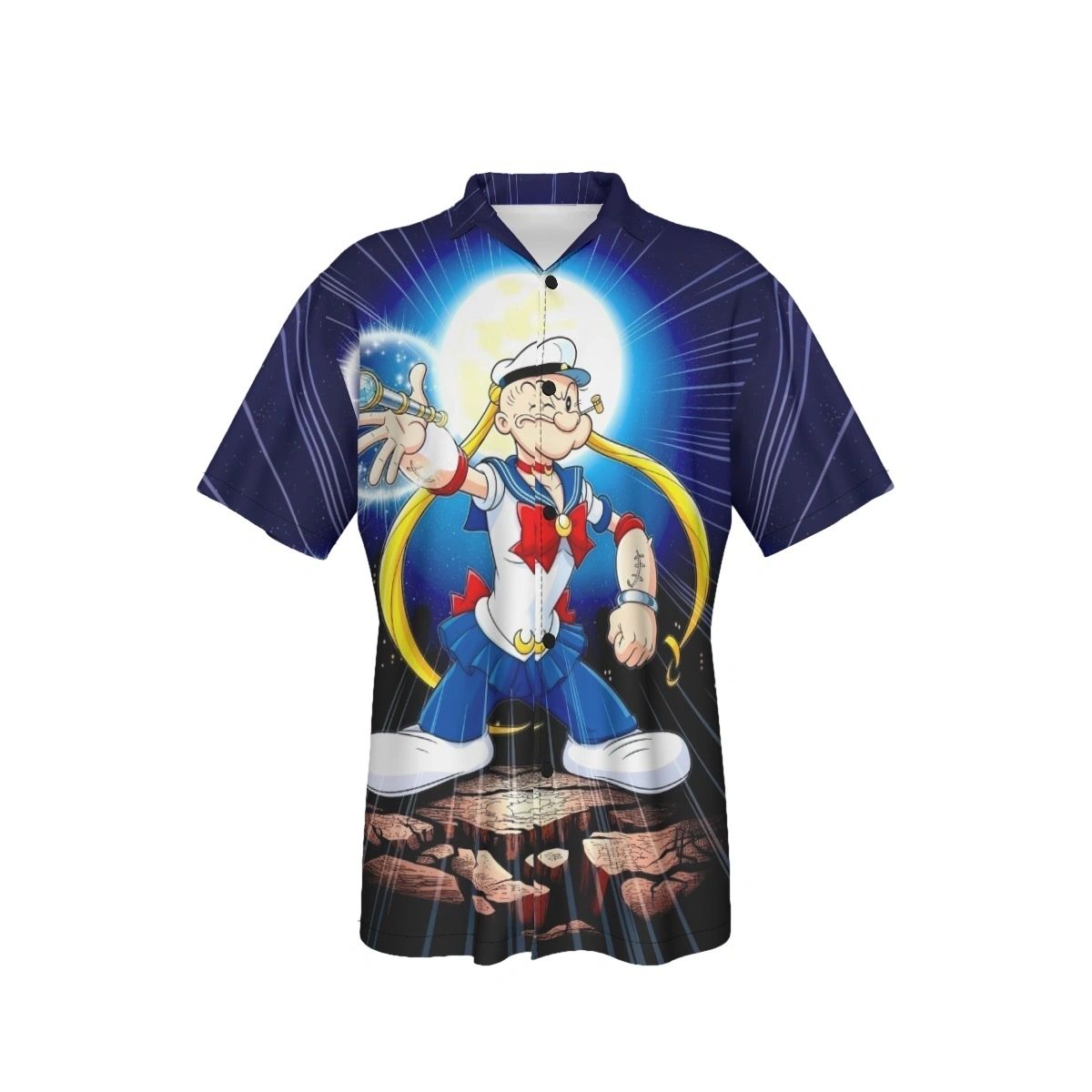 POPEYE THE SAILOR MOON ALL OVER PRINT SHIRT AND TANK