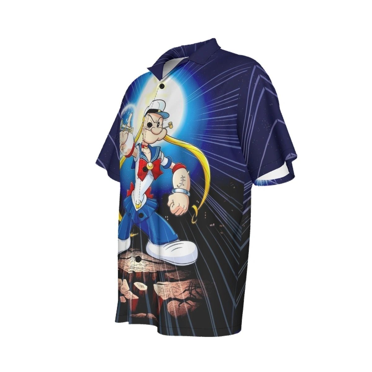 POPEYE THE SAILOR MOON ALL OVER PRINT SHIRT AND TANK