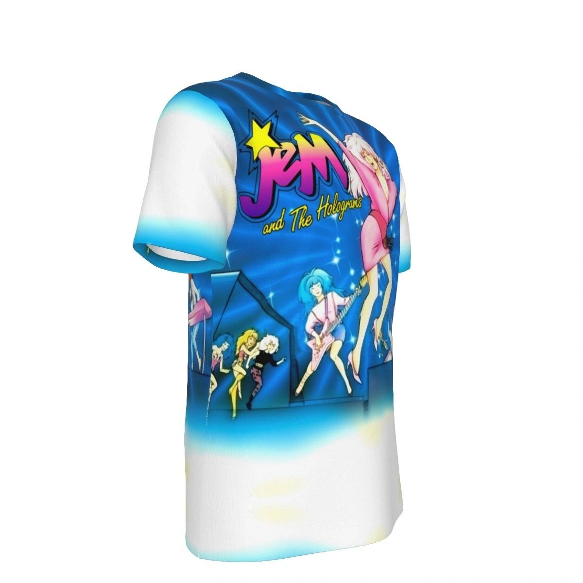 JEM AND THE HOLOGRAMS ALL OVER PRINT SHIRT AND TANK