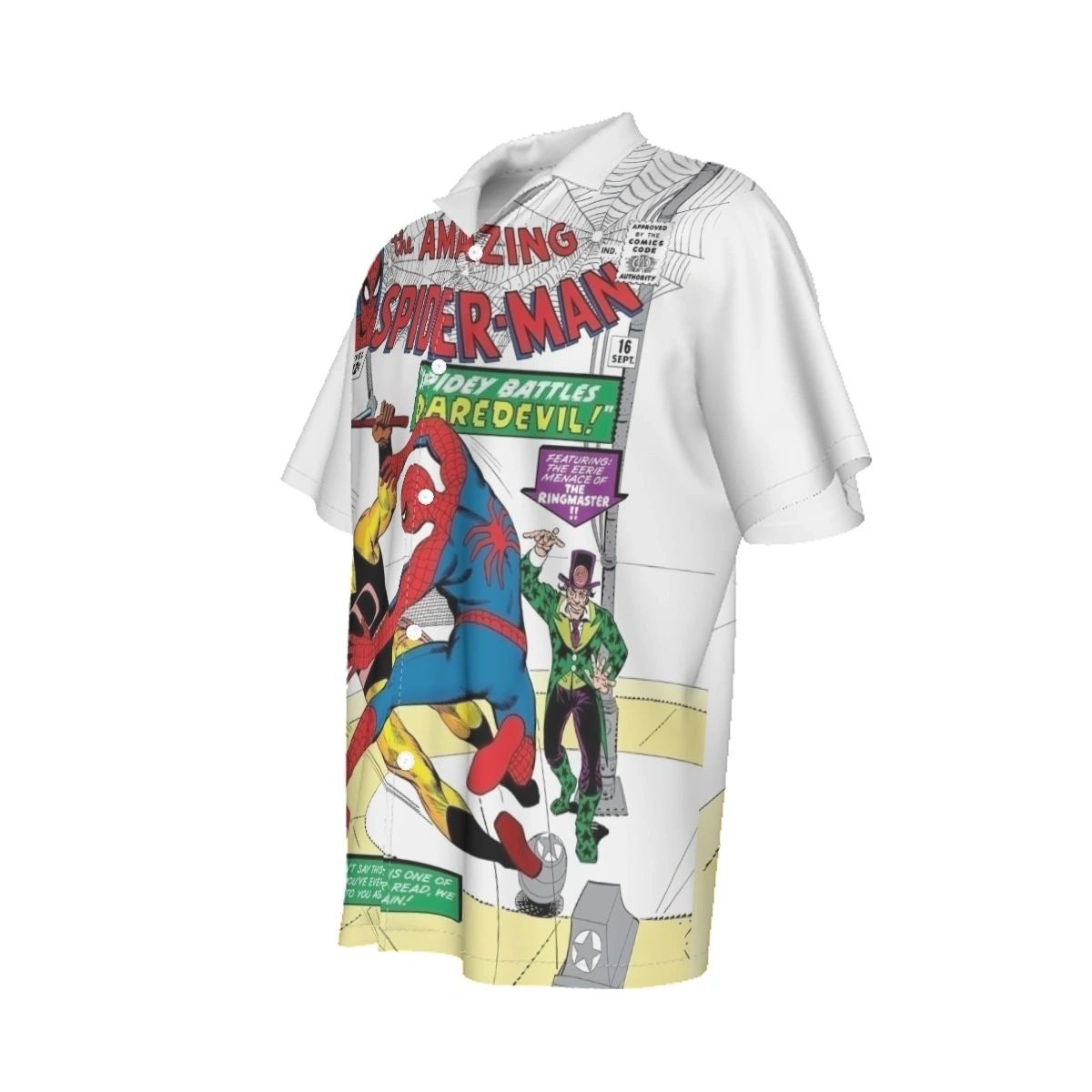 SPIDERMAN 14 ALL OVER PRINT SHIRT AND TANK