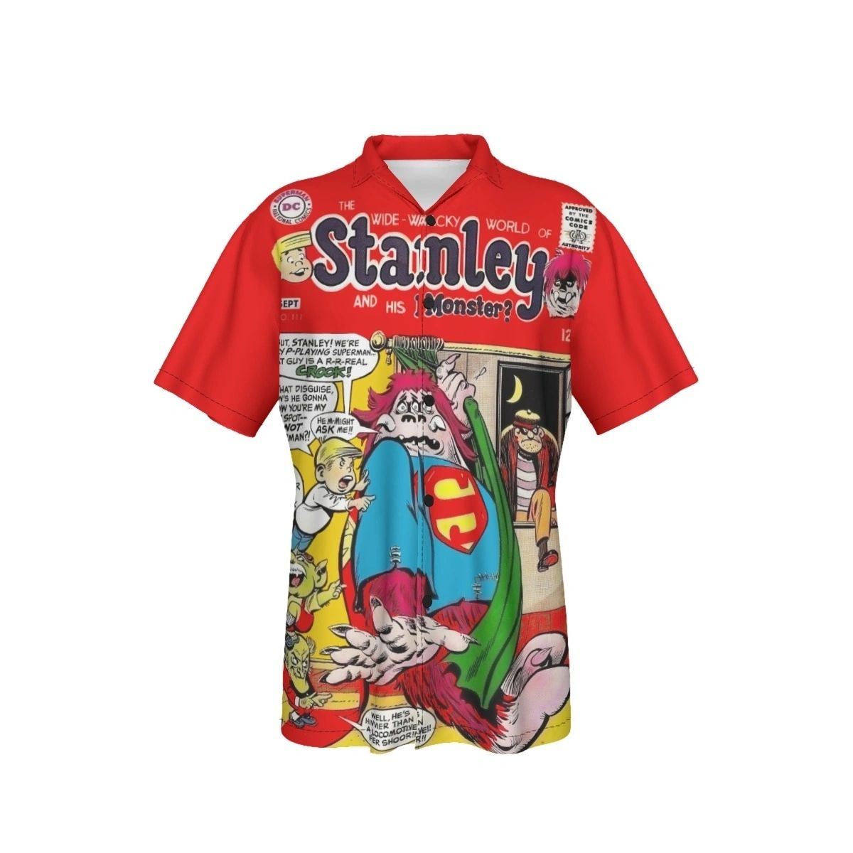 STANLEY AND HIS MONSTER 111 ALL OVER PRINT SHIRT AND TANK