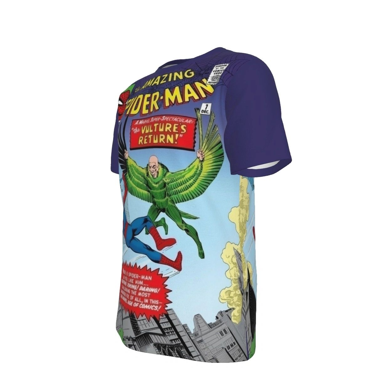 SPIDERMAN 7 ALL OVER PRINT SHIRT AND TANK