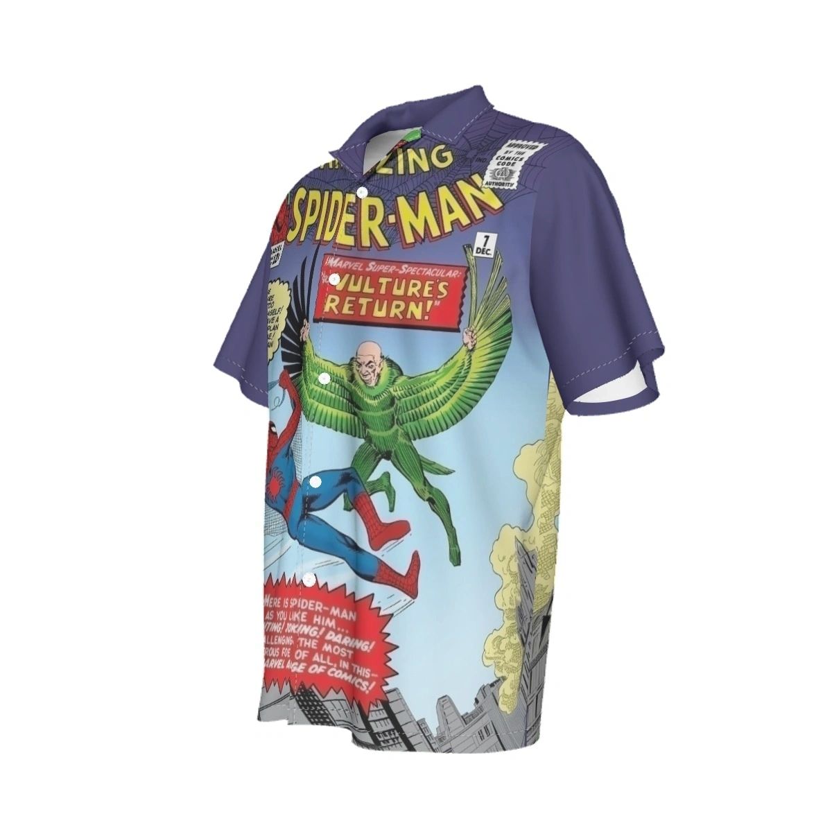 SPIDERMAN 7 ALL OVER PRINT SHIRT AND TANK