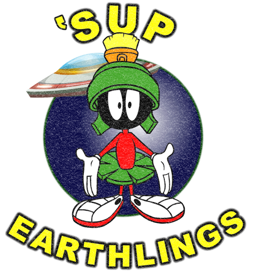 SUP EARTHLINGS, MARVIN THE MARTIAN
