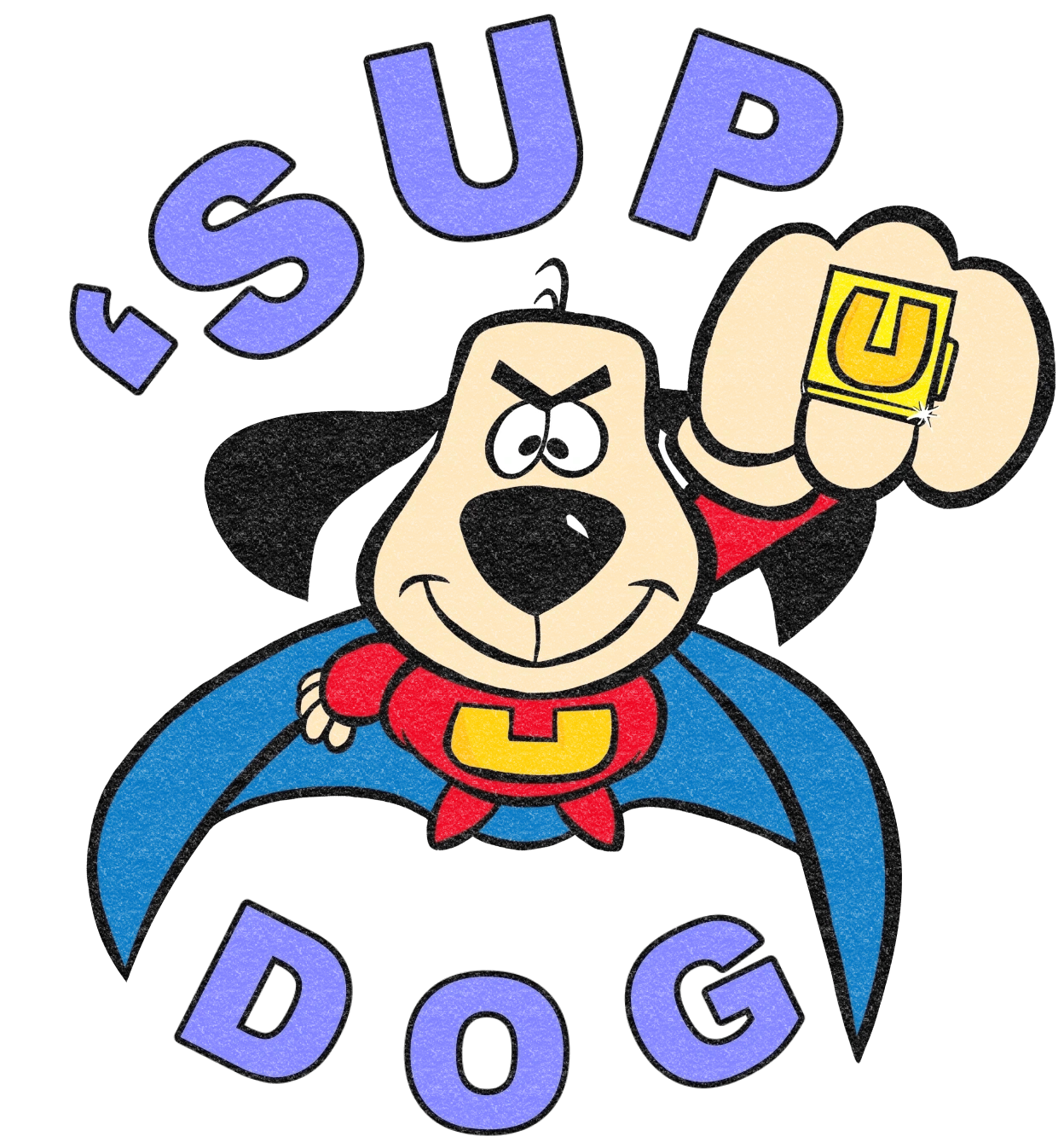 SUP DOG WITH UNDERDOG