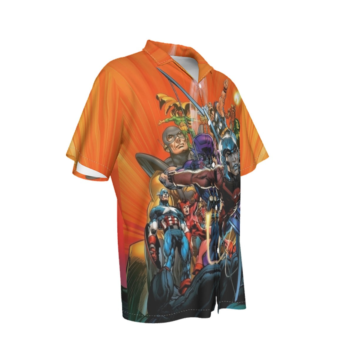 NEW AVENGERS POSTER BY NEAL ADAMS ALL OVER PRINT SHIRT AND TANK TOP
