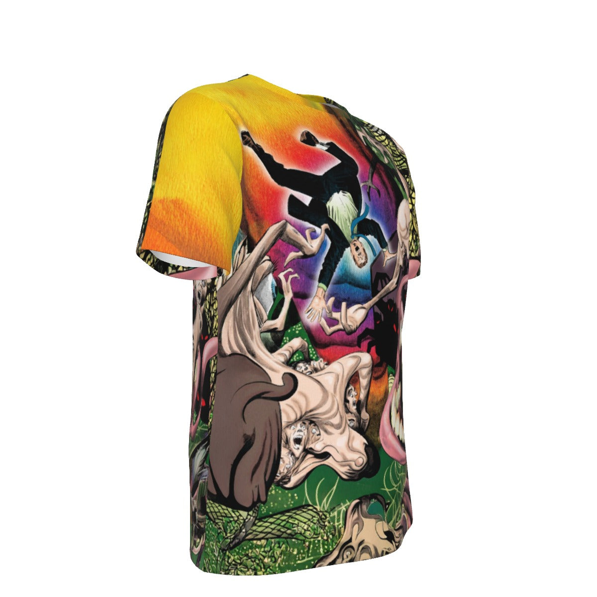 CREEPY STEVE DITKO PIN UP ALL OVER PRINT SHIRT AND TANK TOP