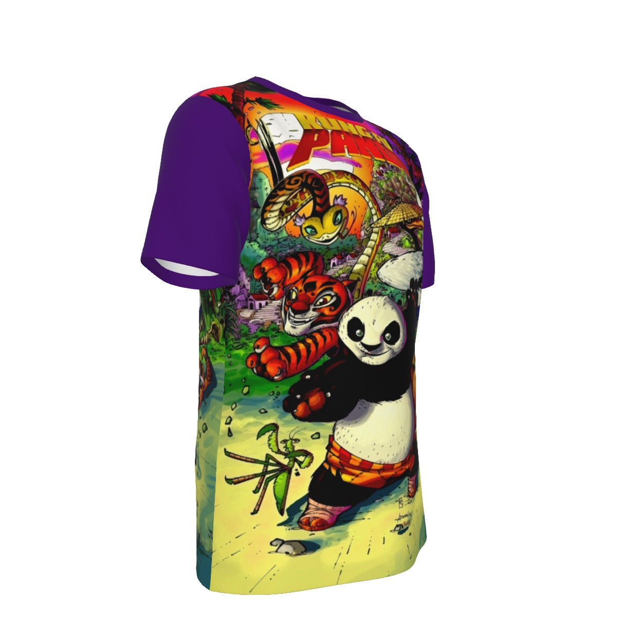 KUNG FU PANDA ALL OVER PRINT SHIRT AND TANK TOP