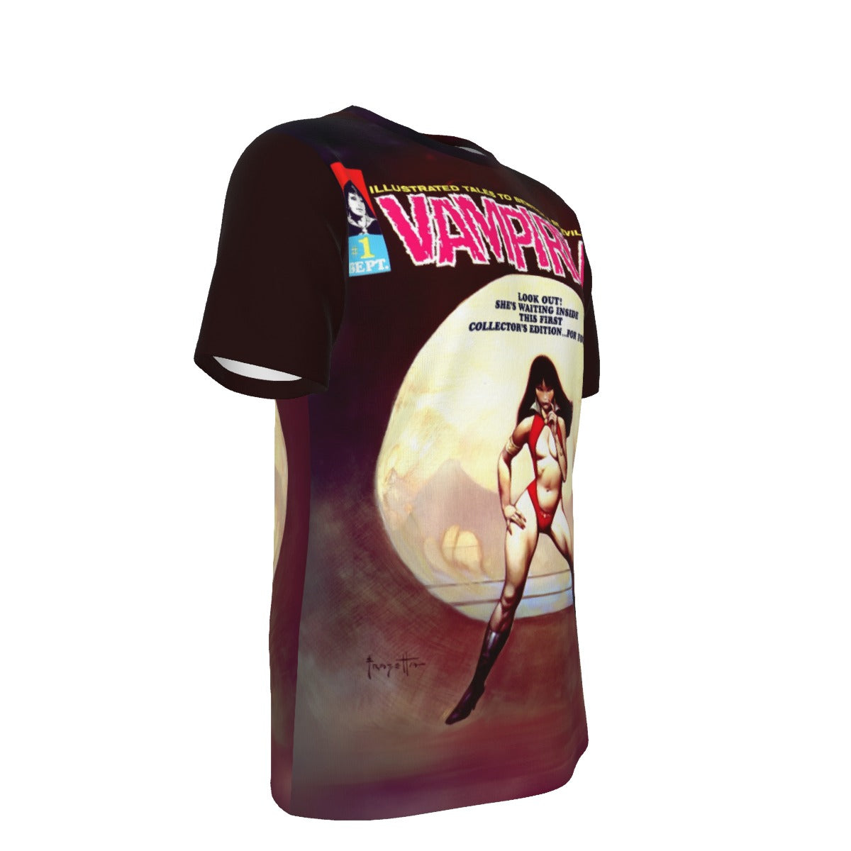VAMPIRELLA 1 ALL OVER PRINT SHIRT AND TANK TOP