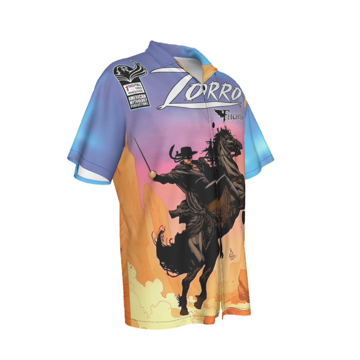 ZORRO FLIGHTS ALL OVER PRINT SHIRT AND TANK TOP