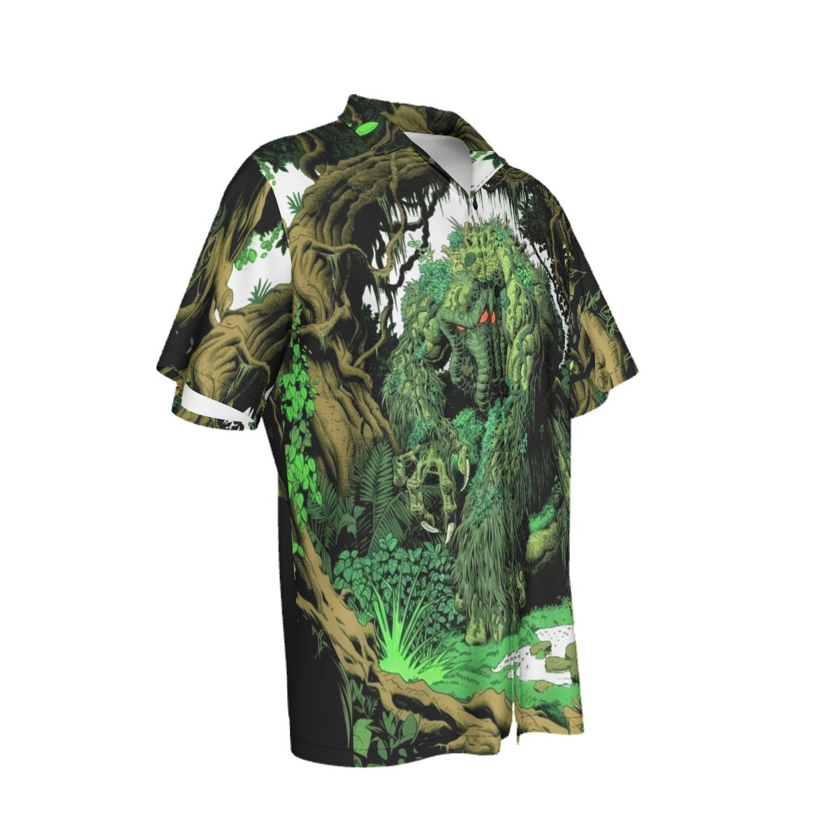 SWAMP THING PINUP ALL OVER PRINT SHIRT AND TANK TOP - ATHUR ADAMS ART