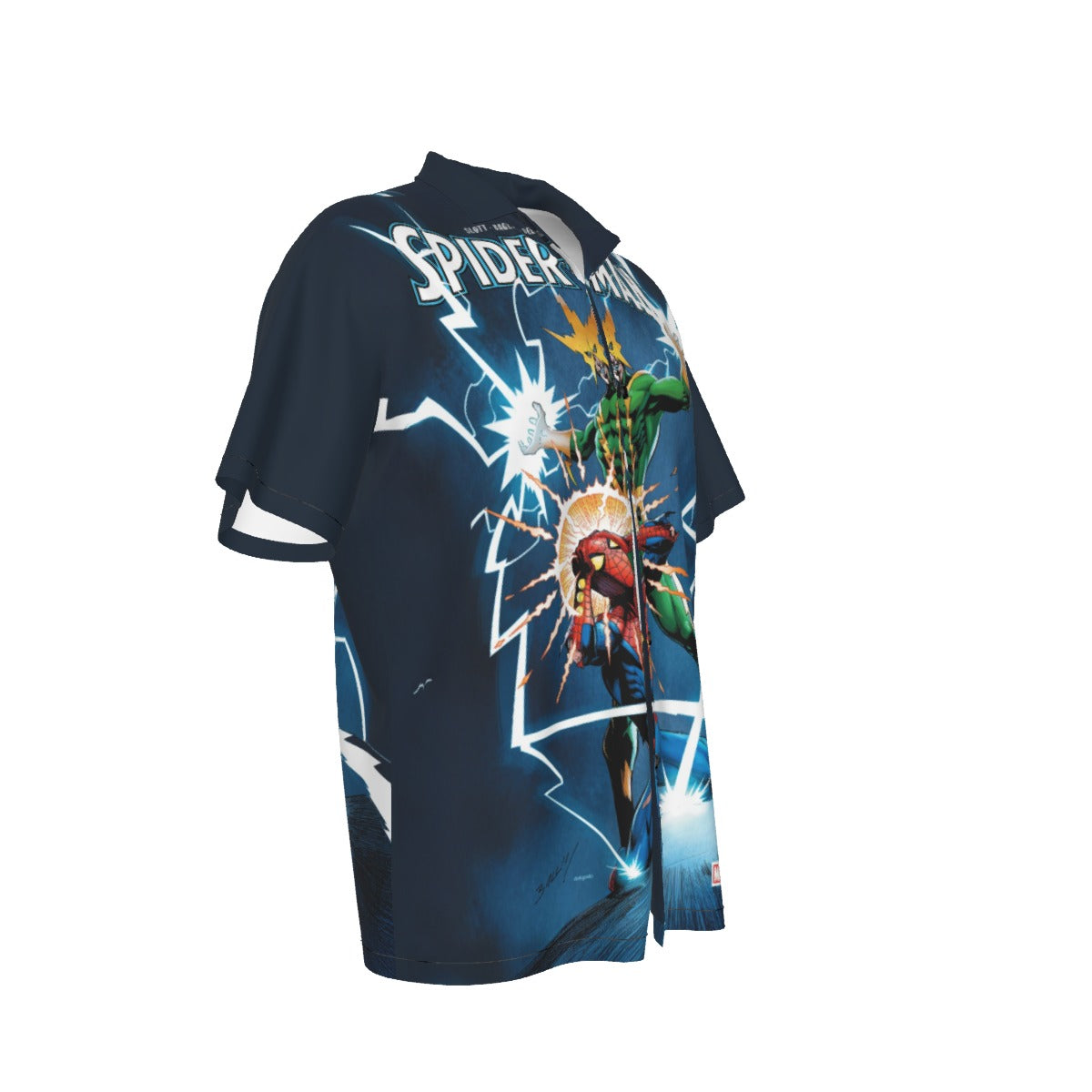 SPIDERMAN 9 V4 OVER PRINT SHIRT AND TANK TOP- ELECTRO
