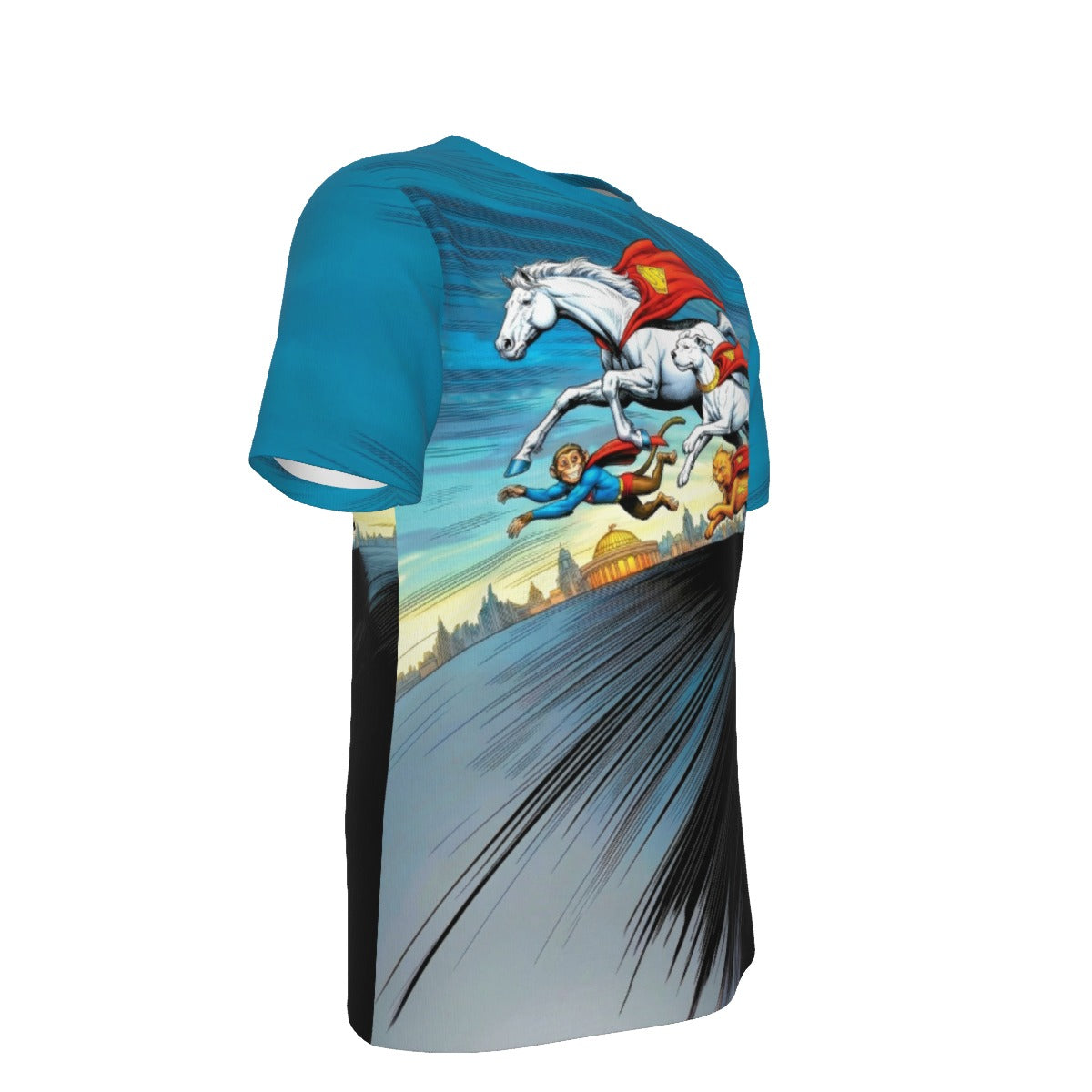 SUPER PETS GO All Over Print Shirt & Tank Top - ORIGINAL ART