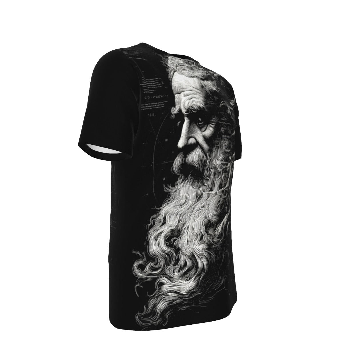 THE DAVINCI BEARD ALL OVER PRINT SHIRT AND TANK TOP -ORIGINAL ART