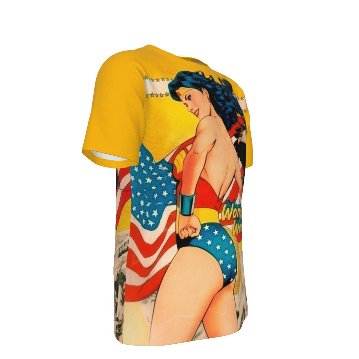 WONDER WOMAN 750 LAU VARIANT ALL OVER PRINT SHIRT AND TANK TOP- STANLEY ARTGEM LAU