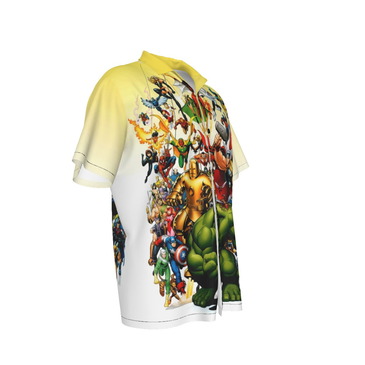MARVEL SUPERHEROES BY ARTHUR ADAMS ALL OVER PRINT SHIRT AND TANK TOP