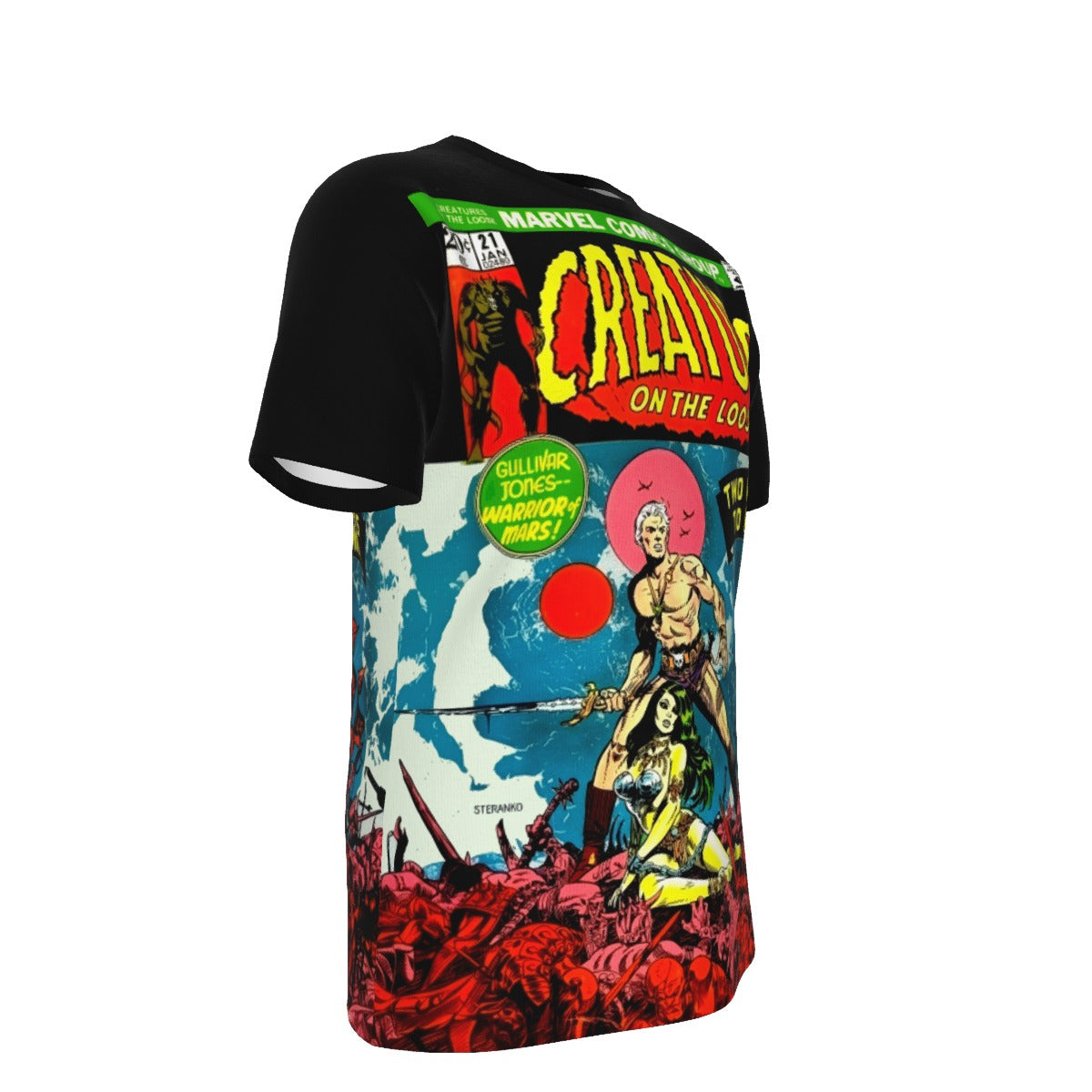 CREATURES ON THE LOOSE 21 ALL OVER PRINT SHIRT AND TANK TOP- STERANKO ART