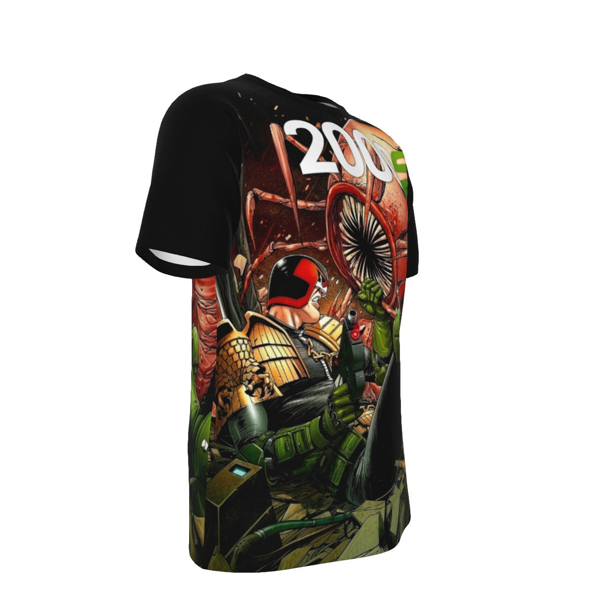 JUDGE DREDD 2000AD  1872 ALL OVER PRINT SHIRT AND TANK TOP