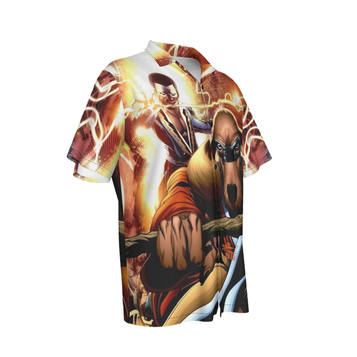 BLACK LIGHTNING HONG KONG FOOEY ALL OVER PRINT SHIRT AND TANK TOP