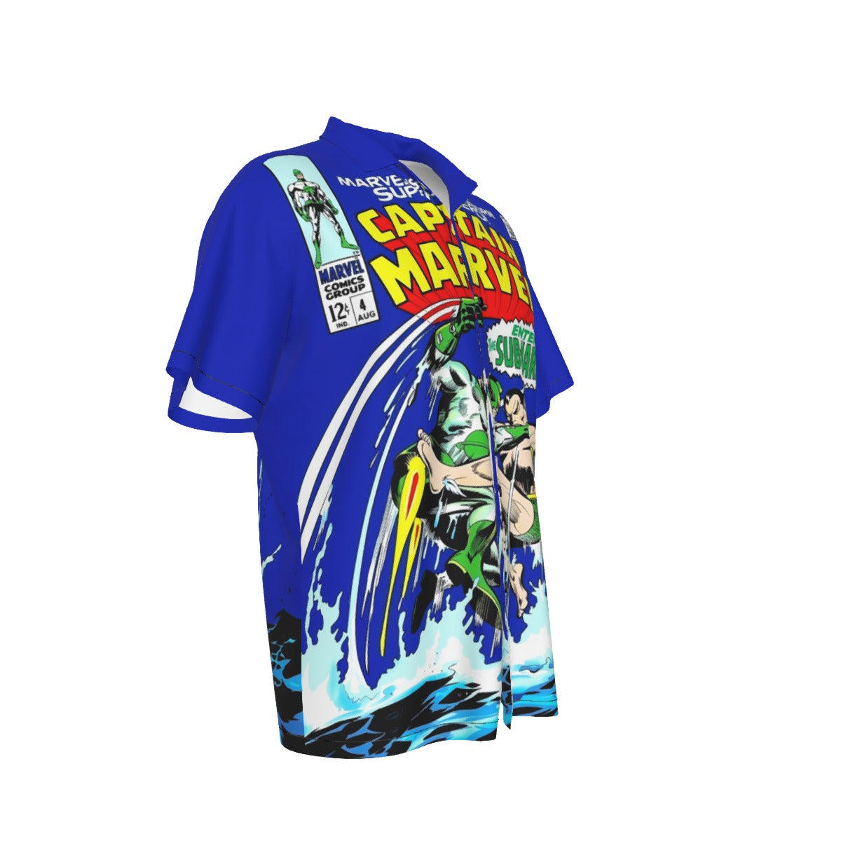 CAPTAIN MARVEL 4 ALL OVER PRINT SHIRT AND TANK TOP