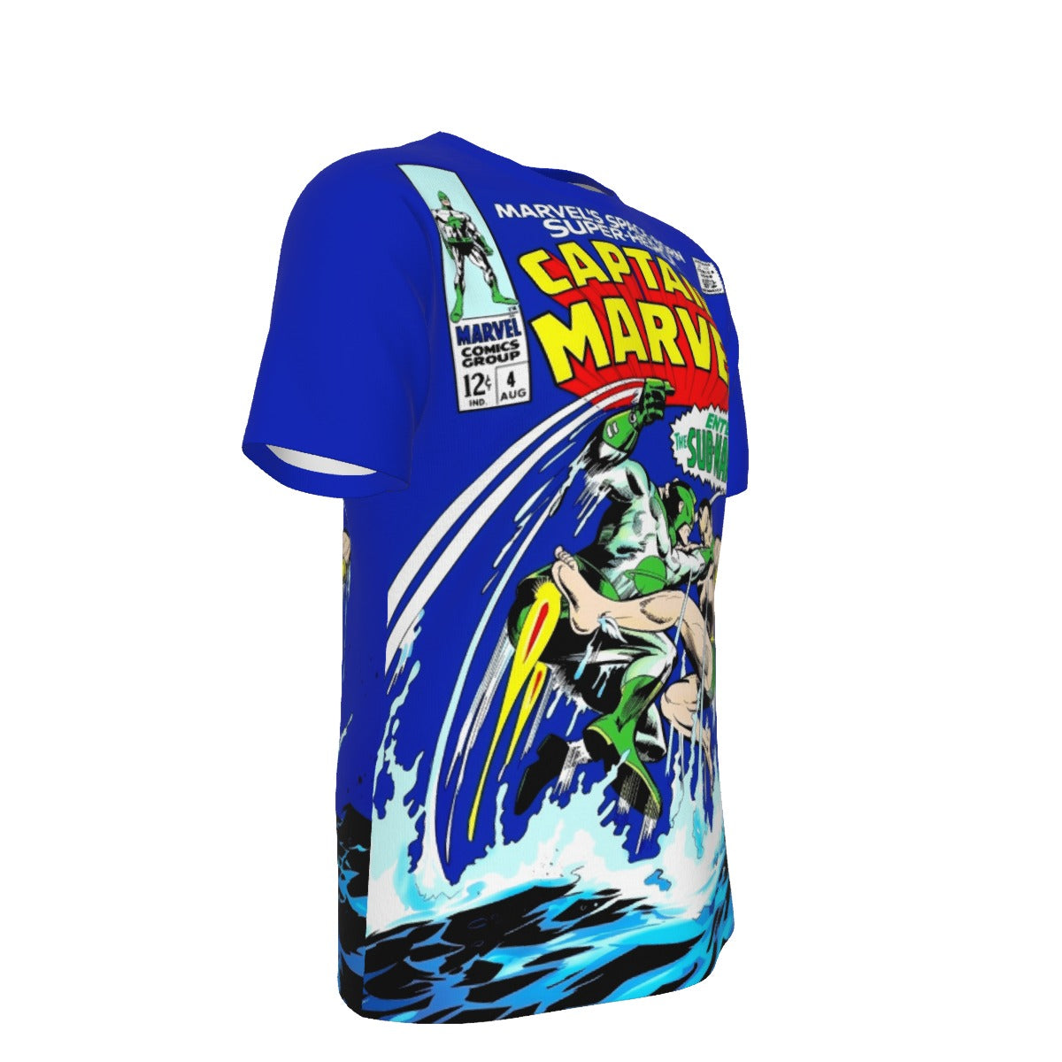 CAPTAIN MARVEL 4 ALL OVER PRINT SHIRT AND TANK TOP