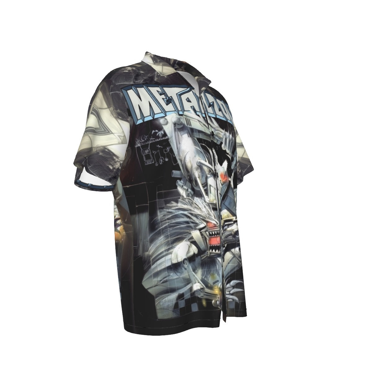 METALZOIC GRAPHIC NOVEL ALL OVER PRINT SHIRT AND TANK TOP- BILL SIENKIEWICZ ART