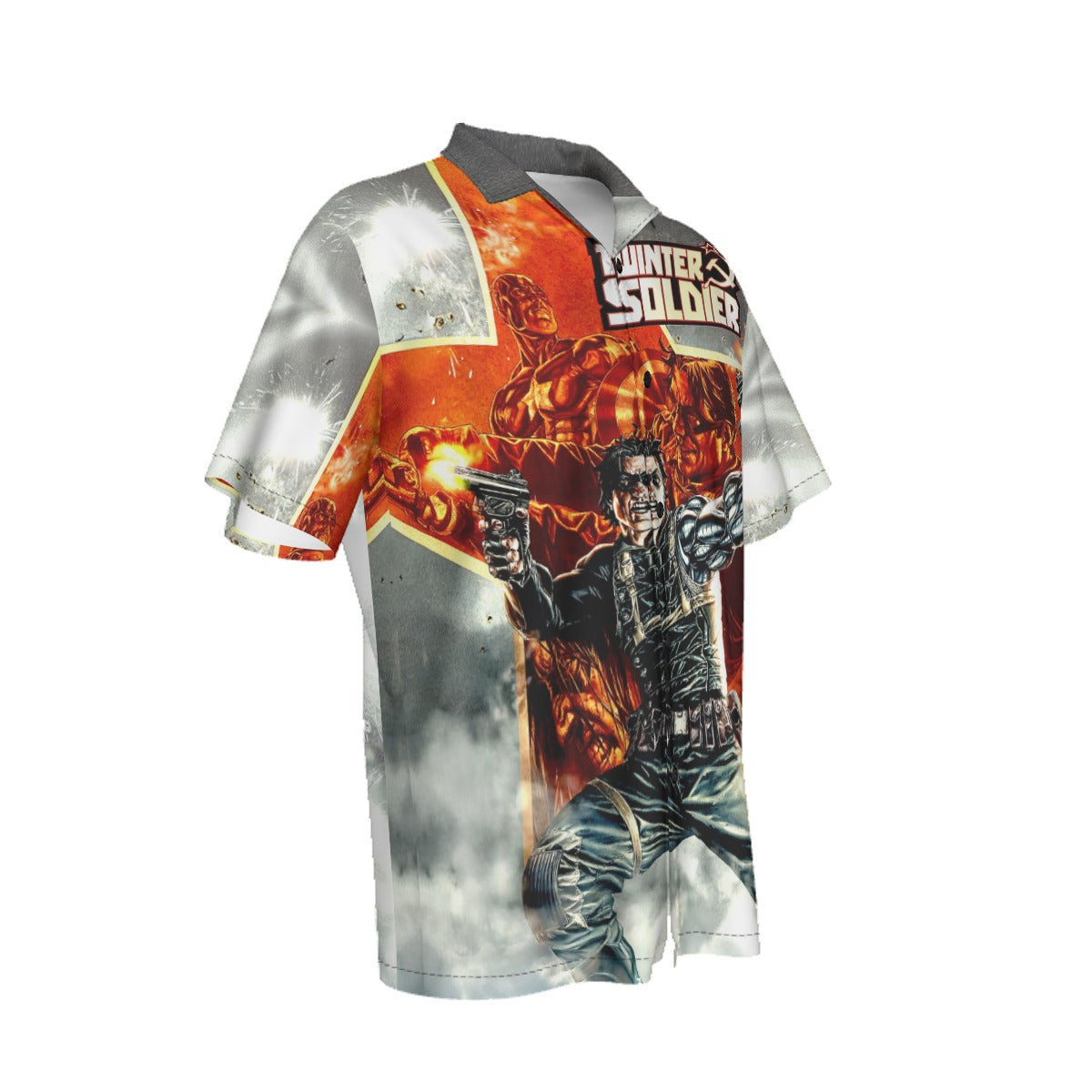 WINTER SOLDIER 1 OVER PRINT SHIRT AND TANK TOP - DR FATE