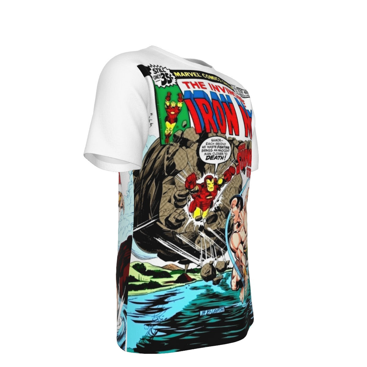 IRON MAN 120 ALL OVER PRINT SHIRT AND TANK TOP - BOB LAYTON ART