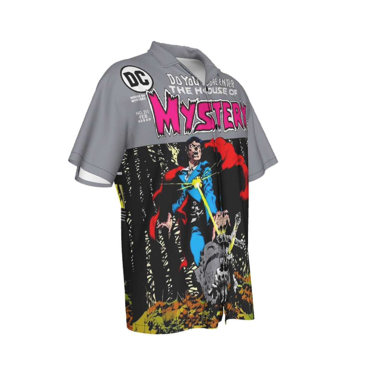 HOUSE OF MYSTERY 211 ALL OVER PRINT SHIRTS AND TANK TOP - BERNIE WRIGHTSON