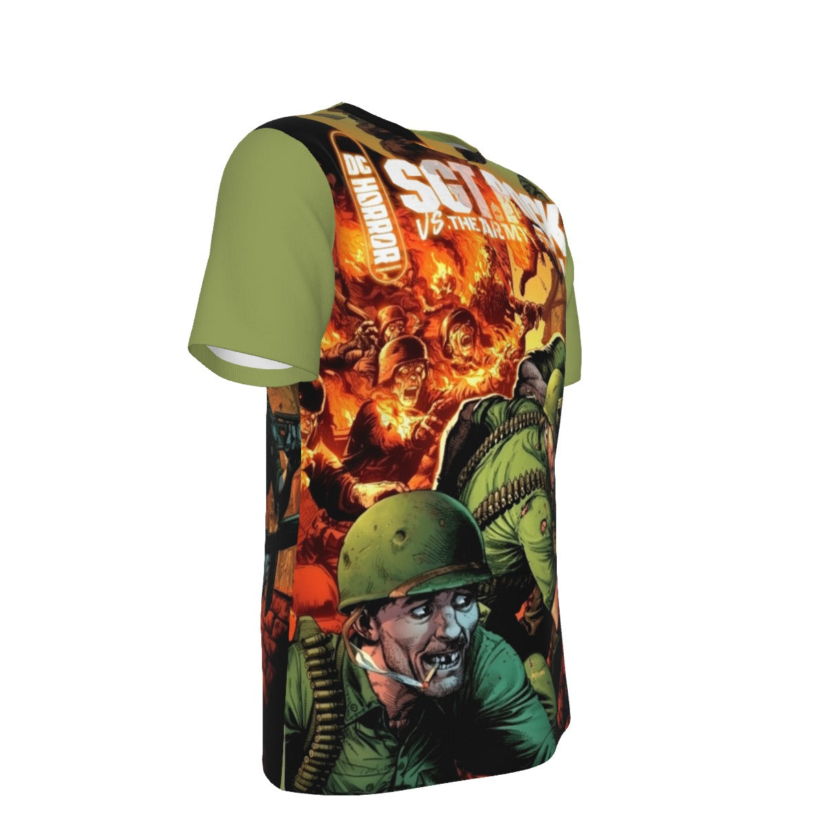 SGT ROCK VS ARMY OF THE DEAD ALL OVER PRINT SHIRT AND TANK TOP