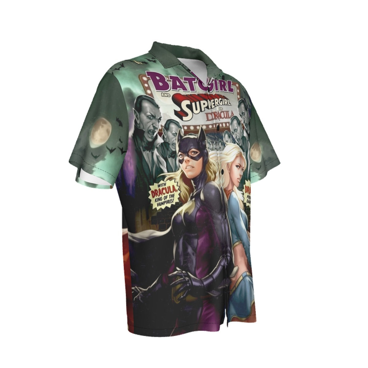 BATGIRL 14 V2 ALL OVER PRINT SHIRT AND TANK TOP - WITH SUPERGIRL