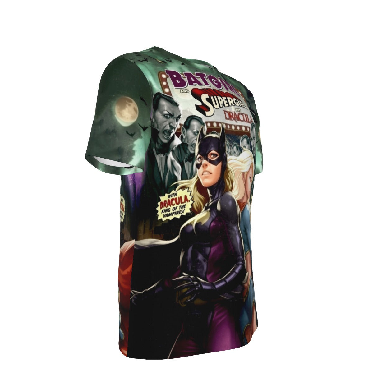 BATGIRL 14 V2 ALL OVER PRINT SHIRT AND TANK TOP - WITH SUPERGIRL
