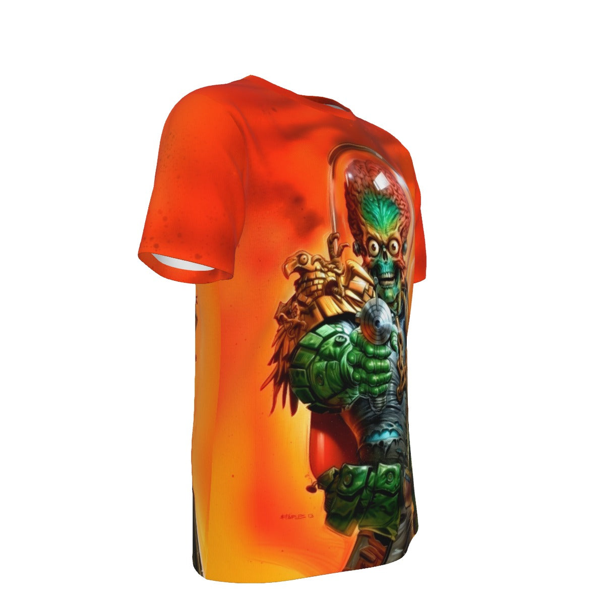 MARS ATTACK JUDGE DREDD 2 ALL OVER PRINT SHIRT AND TANK TOP